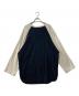 BLURHMS (ブラームス) Co/Silk Nep Baseball Raglan Tee/ネップロングスリーブカットソー ブラック サイズ:3：5000円