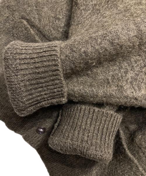 Adam et Rope（アダム エ ロペ）Adam et Rope (アダム エ ロペ) モヘア混ニットカーディガン オリーブ サイズ:Ｌの古着・服飾アイテム