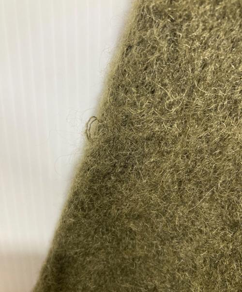 Adam et Rope（アダム エ ロペ）Adam et Rope (アダム エ ロペ) モヘア混ニットカーディガン オリーブ サイズ:Ｌの古着・服飾アイテム