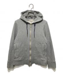 YORI（ヨリ）の古着「ソフト＆フラッフィー・フリース・コンパクト・フーディー」｜グレー