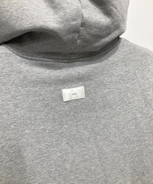 YORI（ヨリ）yori (ヨリ) ソフト＆フラッフィー・フリース・コンパクト・フーディー グレー サイズ:36の古着・服飾アイテム