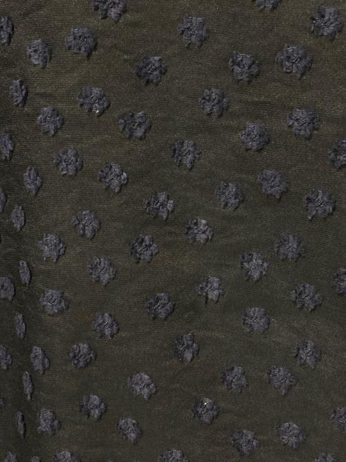 yori shirocon（ヨリ シロコン）yori shirocon (ヨリ シロコン) フローラバックリボンブラウス ネイビー サイズ:34の古着・服飾アイテム