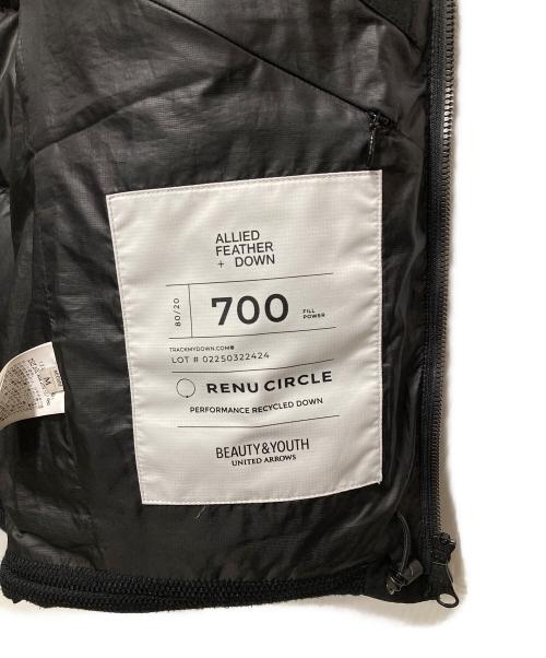 BEAUTY&YOUTH（ビューティーアンドユース）BEAUTY&YOUTH (ビューティーアンドユース) 小松マテーレダウンジャケット ブラック サイズ:Mの古着・服飾アイテム