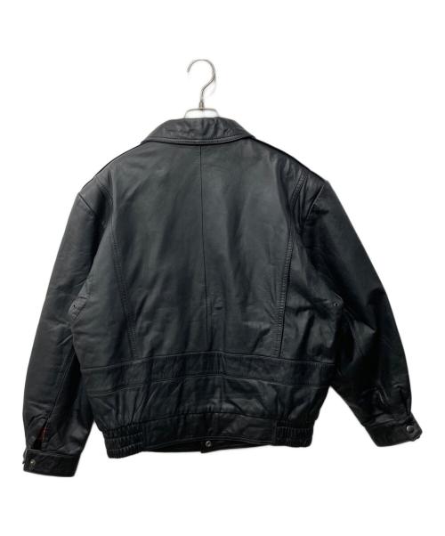 DANIER（ダニエ）DANIER (ダニエ) レザーボンバージャケット ブラック サイズ:Mの古着・服飾アイテム