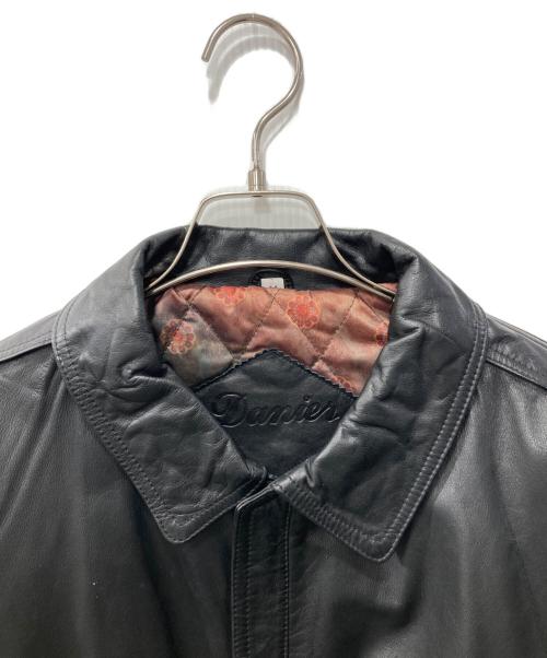 DANIER（ダニエ）DANIER (ダニエ) レザーボンバージャケット ブラック サイズ:Mの古着・服飾アイテム