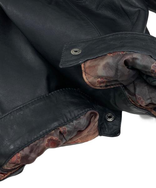 DANIER（ダニエ）DANIER (ダニエ) レザーボンバージャケット ブラック サイズ:Mの古着・服飾アイテム