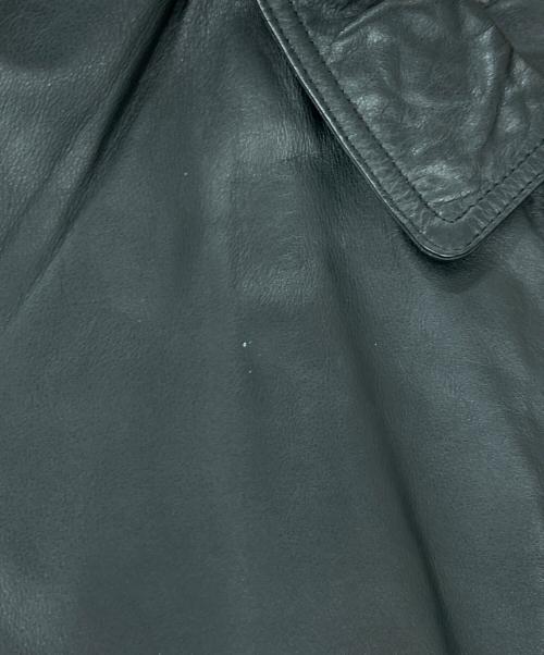 DANIER（ダニエ）DANIER (ダニエ) レザーボンバージャケット ブラック サイズ:Mの古着・服飾アイテム