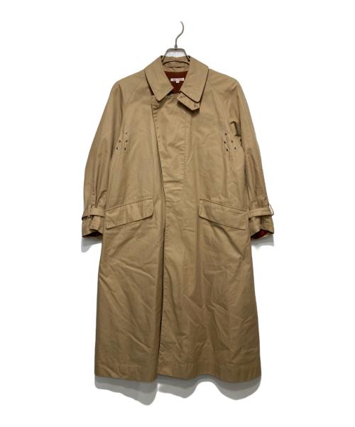 HAVERSACK（ハバーサック）HAVERSACK (ハバーサック) ラグランスリーブトレンチコート ベージュの古着・服飾アイテム