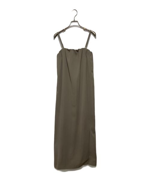 ANDRESD（アンドレスド）ANDRESD (アンドレスド) back sheer gilet set up dress グレー サイズ:Sの古着・服飾アイテム