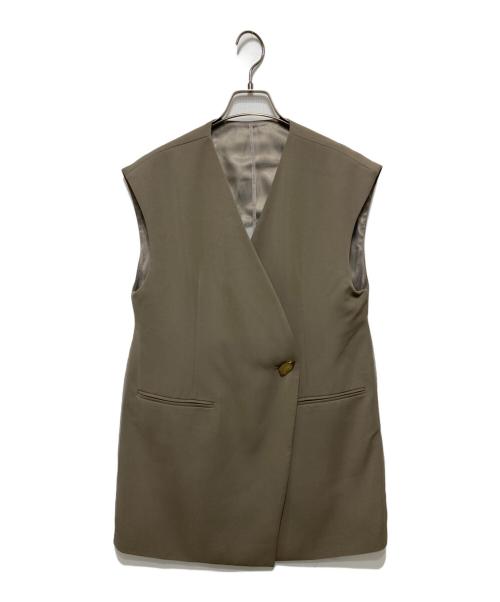 ANDRESD（アンドレスド）ANDRESD (アンドレスド) back sheer gilet set up dress グレー サイズ:Sの古着・服飾アイテム