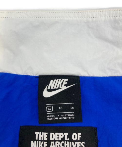 NIKE（ナイキ）NIKE (ナイキ) NSW Re-Issue Woven JACKET/ナイロンジャケット ホワイト×ブルー サイズ:XLの古着・服飾アイテム