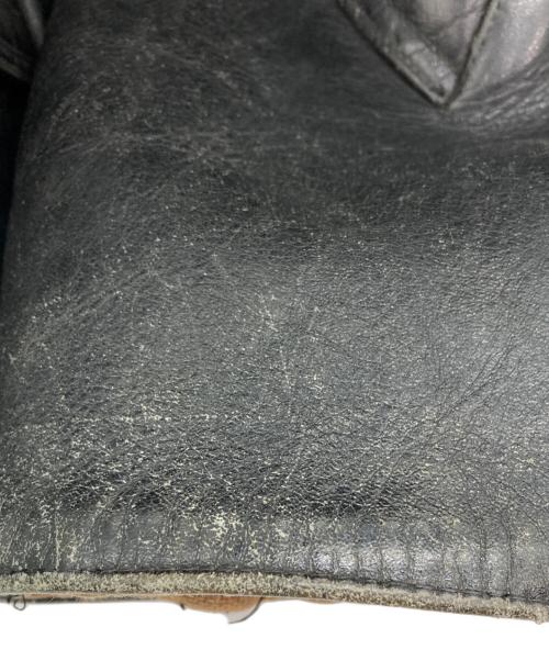 CONFEZIONI MARA（コンフェツィオーニ・マーラ）CONFEZIONI MARA (コンフェツィオーニ・マーラ) USED (ユーズド) 40s‐50s イタリア製 モーターサイクルコート/カーコート ブラック サイズ:56の古着・服飾アイテム