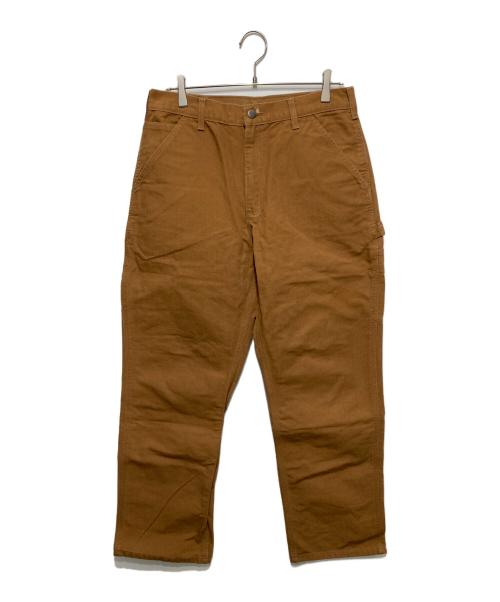 CarHartt（カーハート）CarHartt (カーハート) ウォッシュド ダック ペインターパンツ ブラウン サイズ:32×32の古着・服飾アイテム