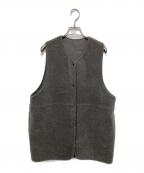 ananaアナナ）の古着「リバーシブルボアベスト」｜グレー