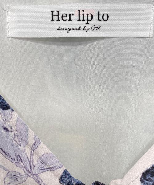 HER LIP TO（ハーリップトゥ）Her lip to (ハーリップトゥ) Full Of Love Long Dress ピンク サイズ:Sの古着・服飾アイテム