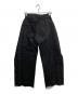moussy (マウジー) REMAKE WIDE STRAIGHT/デニムパンツ/リメイク・ワイド・ストレート ブラック：4000円