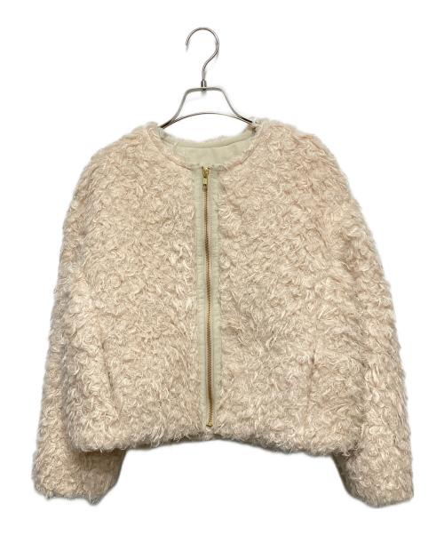 STRAWBERRY FIELDS（ストロベリーフィールズ）STRAWBERRY FIELDS (ストロベリーフィールズ) ジャケット ベージュ サイズ:2の古着・服飾アイテム