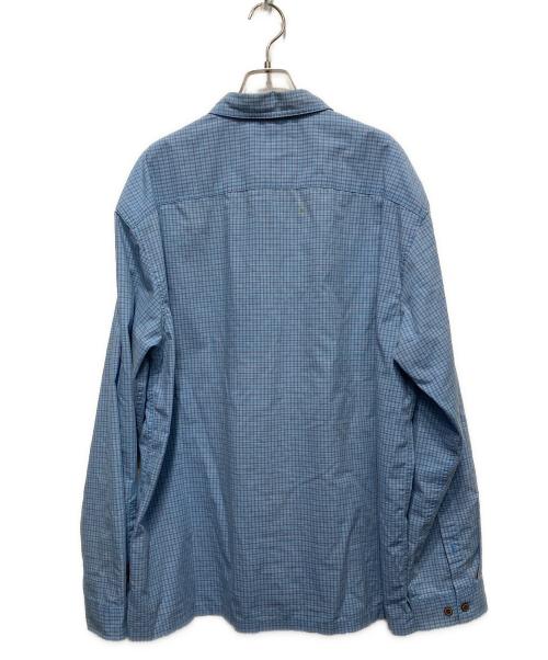 Patagonia（パタゴニア）Patagonia (パタゴニア) ロングスリーブ アイランド ホッパーII シャツ/チェックシャツ ブルー サイズ:XLの古着・服飾アイテム