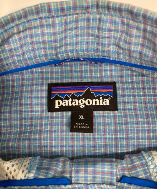 Patagonia（パタゴニア）Patagonia (パタゴニア) ロングスリーブ アイランド ホッパーII シャツ/チェックシャツ ブルー サイズ:XLの古着・服飾アイテム