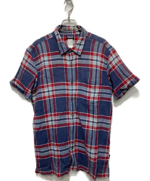 Patagonia（パタゴニア）Patagonia (パタゴニア) A/Cシャツ ネイビー サイズ:Lの古着・服飾アイテム