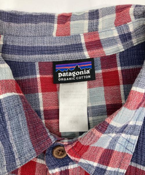 Patagonia（パタゴニア）Patagonia (パタゴニア) A/Cシャツ ネイビー サイズ:Lの古着・服飾アイテム