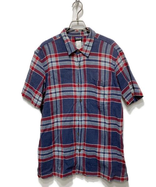 Patagonia（パタゴニア）Patagonia (パタゴニア) A/Cシャツ ネイビー サイズ:Lの古着・服飾アイテム