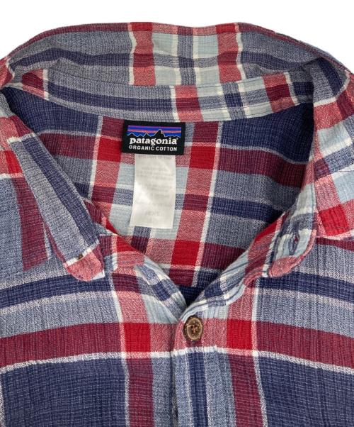 Patagonia（パタゴニア）Patagonia (パタゴニア) A/Cシャツ ネイビー サイズ:Lの古着・服飾アイテム