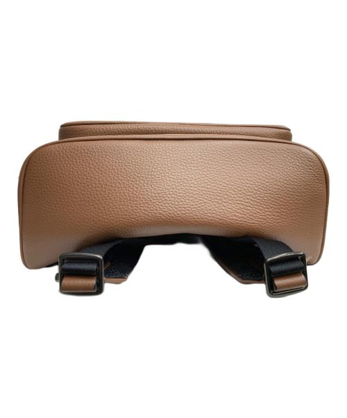 COACH（コーチ）COACH (コーチ) トンプソン バックパック シグネチャー ジャカード ウィズ ヴァーシティ ストライプ/リュック ブラウンの古着・服飾アイテム