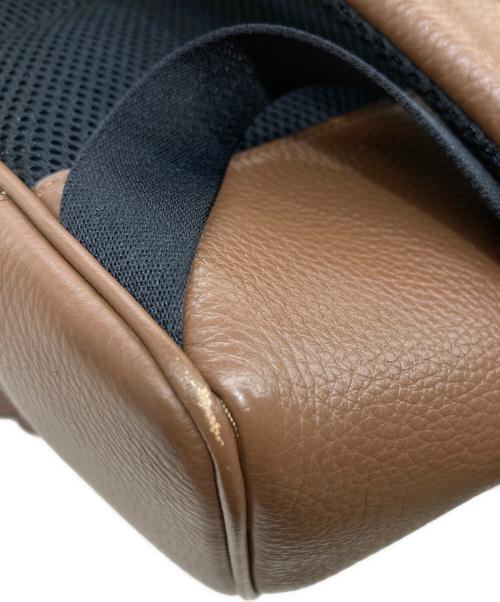 COACH（コーチ）COACH (コーチ) トンプソン バックパック シグネチャー ジャカード ウィズ ヴァーシティ ストライプ/リュック ブラウンの古着・服飾アイテム