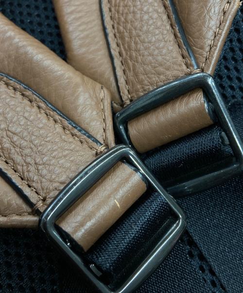 COACH（コーチ）COACH (コーチ) トンプソン バックパック シグネチャー ジャカード ウィズ ヴァーシティ ストライプ/リュック ブラウンの古着・服飾アイテム