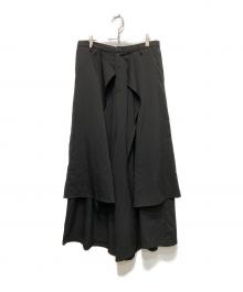 ellno loset（エルノロゼット）の古着「ロングスカンツ」｜ブラック