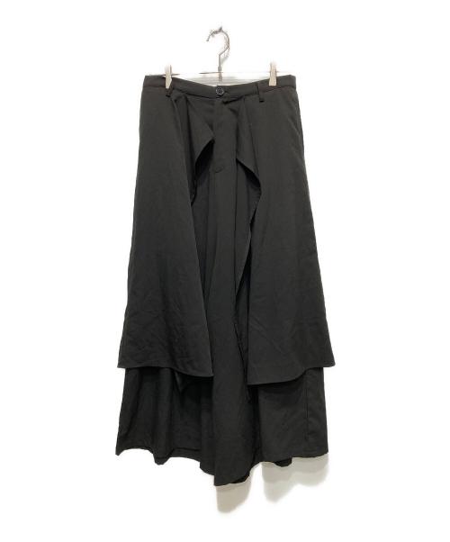 ellno loset（エルノロゼット）ellno loset (エルノロゼット) ロングスカンツ ブラック サイズ:Ｌの古着・服飾アイテム