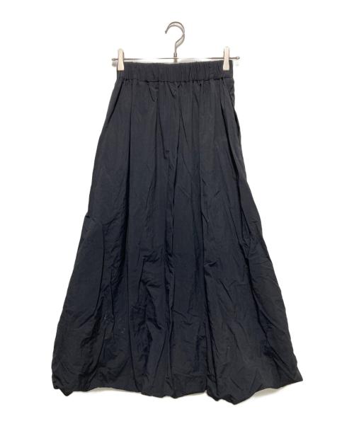 crewre（クルー）crewre (クルー) ナイロンドレープマキシスカート ブラック サイズ:2の古着・服飾アイテム