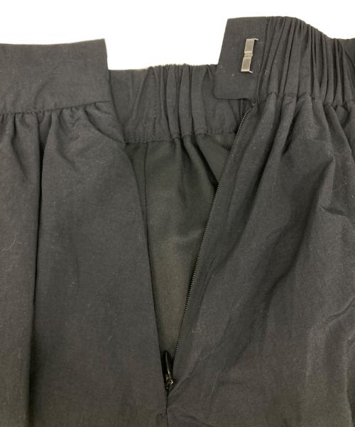 crewre（クルー）crewre (クルー) ナイロンドレープマキシスカート ブラック サイズ:2の古着・服飾アイテム