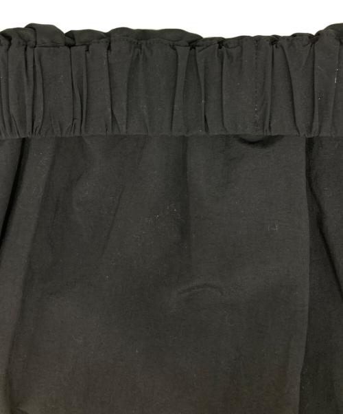 crewre（クルー）crewre (クルー) ナイロンドレープマキシスカート ブラック サイズ:2の古着・服飾アイテム