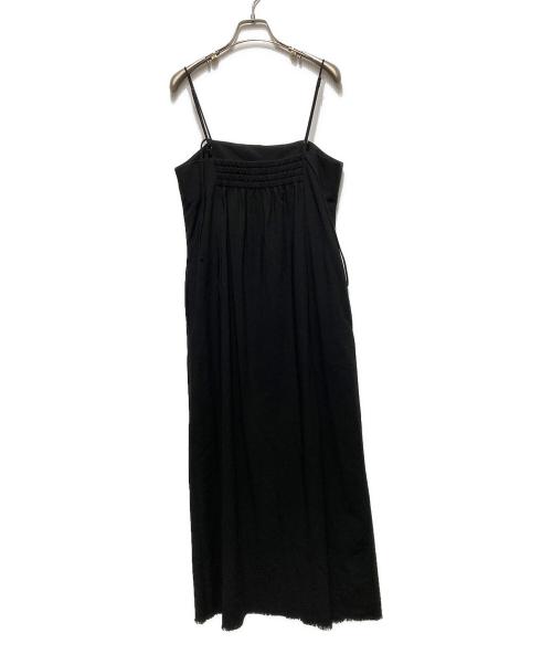 crewre（クルー）crewre (クルー) ボックスタックキャミワンピース ブラック サイズ:2の古着・服飾アイテム