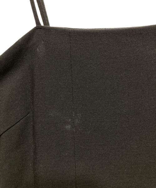 crewre（クルー）crewre (クルー) ボックスタックキャミワンピース ブラック サイズ:2の古着・服飾アイテム