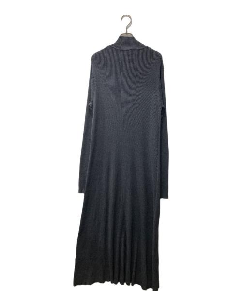 crewre（クルーレ）crewre (クルーレ) フロントフライニットワンピース グレー サイズ:2の古着・服飾アイテム