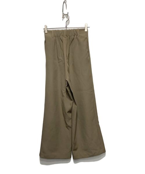 CAPRICIEUX LE'MAGE（カプリシューレマージュ）CAPRICIEUX LE'MAGE (カプリシューレマージュ) 3Dタックパンツ カーキ サイズ:38の古着・服飾アイテム