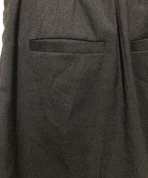 crewre（クルー）crewre (クルー) サイドタックスラブワイドパンツ ブラック サイズ:2の古着・服飾アイテム