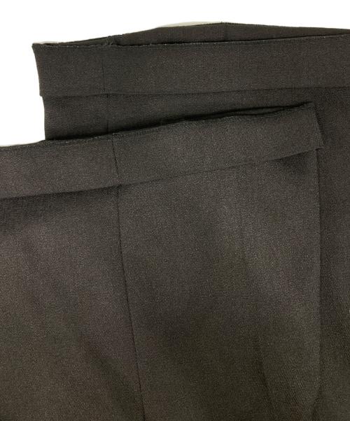 crewre（クルー）crewre (クルー) サイドタックスラブワイドパンツ ブラック サイズ:2の古着・服飾アイテム