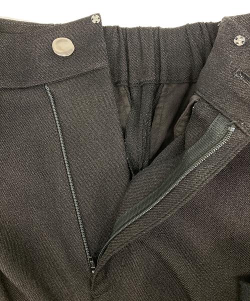 crewre（クルー）crewre (クルー) サイドタックスラブワイドパンツ ブラック サイズ:2の古着・服飾アイテム