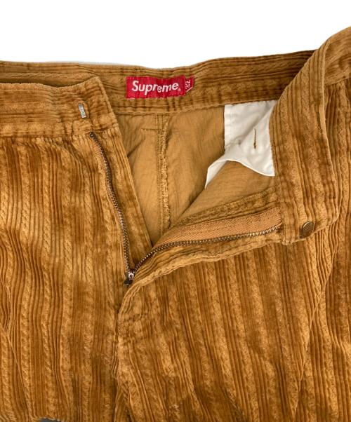 SUPREME（シュプリーム）Supreme (シュプリーム) 太畝ロープコーデュロイ ワーク ショーツ ブラウン サイズ:32の古着・服飾アイテム