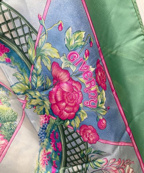 HERMES（エルメス）HERMES (エルメス) GIVERNY モネの庭/カレ90 グリーンの古着・服飾アイテム