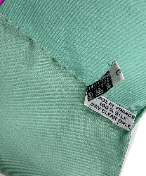 HERMES（エルメス）HERMES (エルメス) GIVERNY モネの庭/カレ90 グリーンの古着・服飾アイテム