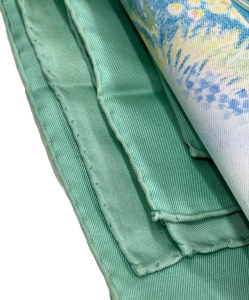 HERMES（エルメス）HERMES (エルメス) GIVERNY モネの庭/カレ90 グリーンの古着・服飾アイテム