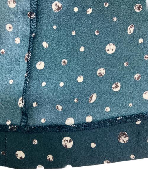 MACKINTOSH LONDON（マッキントッシュ ロンドン）MACKINTOSH LONDON (マッキントッシュ ロンドン) スクラッチドットプリントスカート グリーン サイズ:36の古着・服飾アイテム