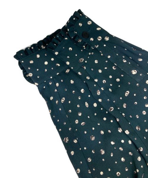 MACKINTOSH LONDON（マッキントッシュ ロンドン）MACKINTOSH LONDON (マッキントッシュ ロンドン) スクラッチドットプリントブラウス グリーン サイズ:38の古着・服飾アイテム