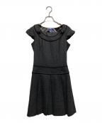 BURBERRY BLUE LABELバーバリー ブルー レーベル）の古着「カシミア混ワンピース」｜グレー