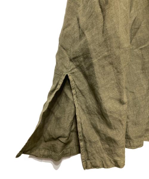 KAPITAL（キャピタル）KAPITAL (キャピタル) KOUNTRY/リネンワンピース オリーブの古着・服飾アイテム